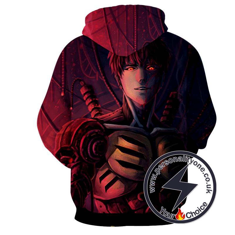 One Punch Man - Genos 3D - Hoodies